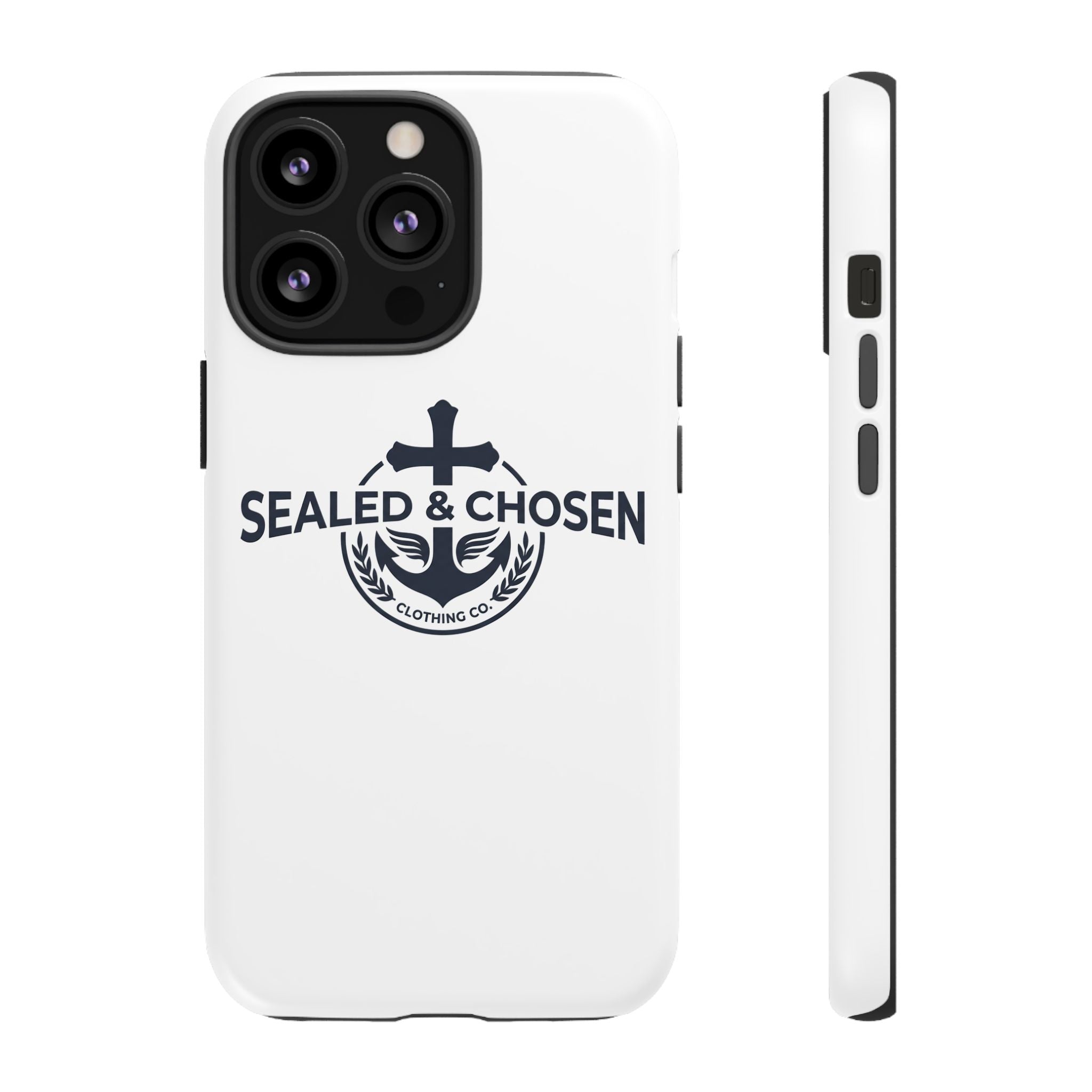 Sealed & Chosen Phone Case — Christian Anchor Cross iPhone Cover