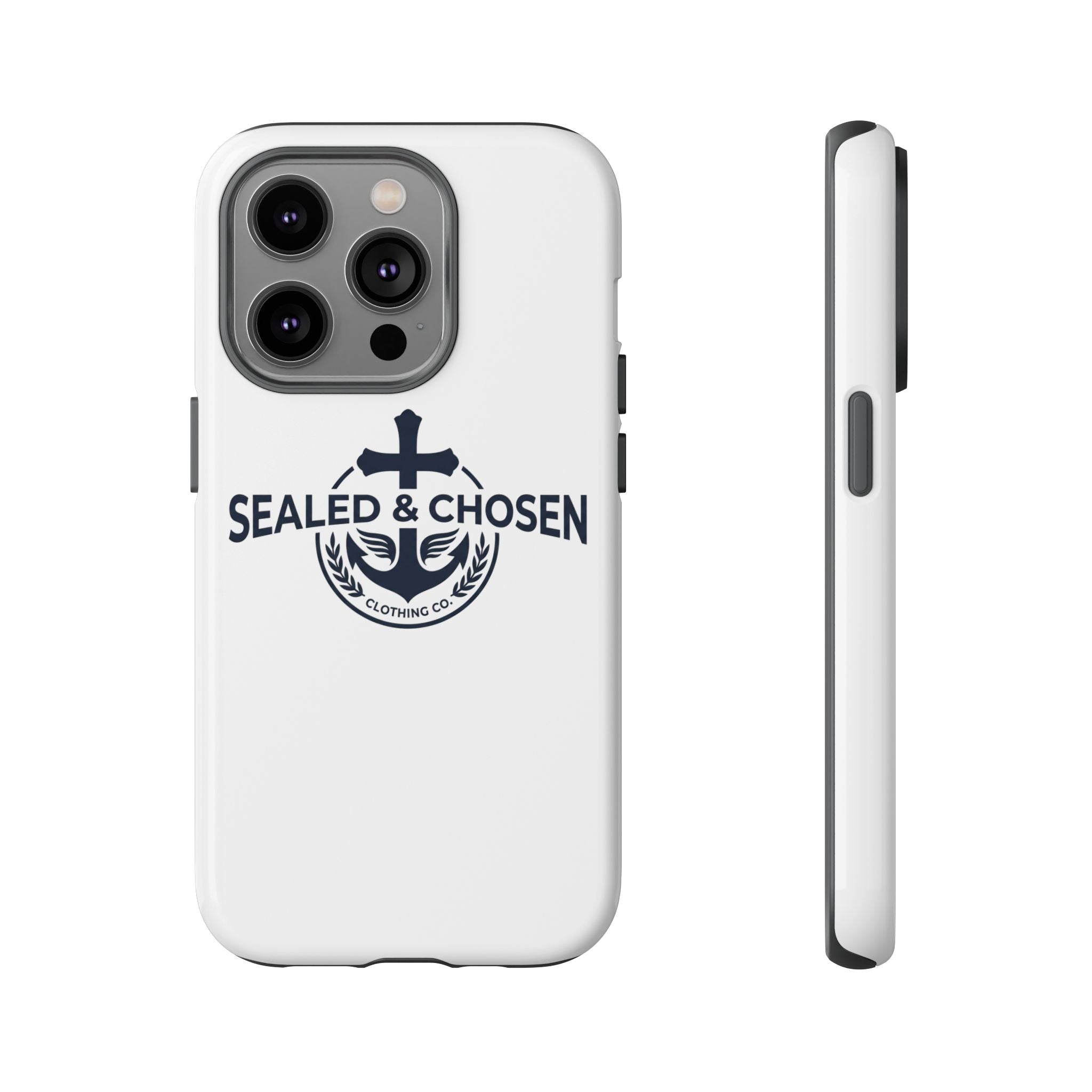 Sealed & Chosen Phone Case — Christian Anchor Cross iPhone Cover