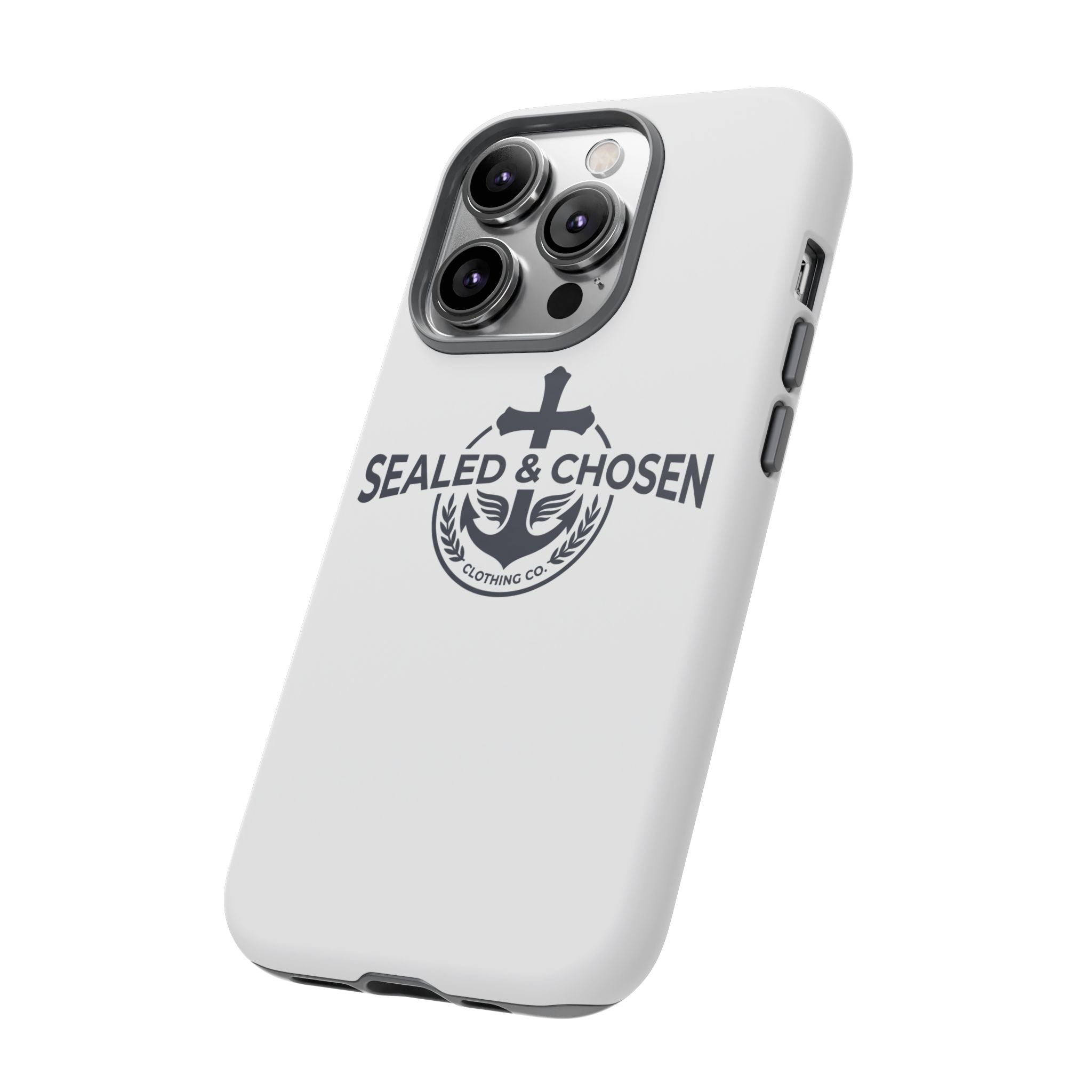 Sealed & Chosen Phone Case — Christian Anchor Cross iPhone Cover