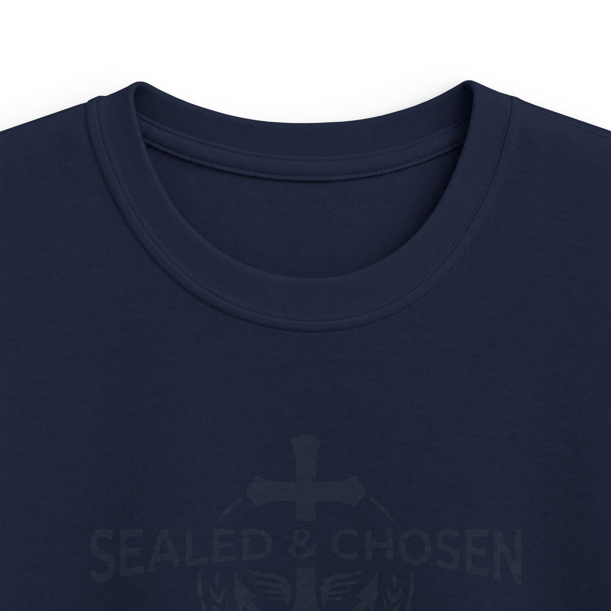 Kids Tee — "Sealed & Chosen" Christian Anchor Shirt (Isaiah 54:17)