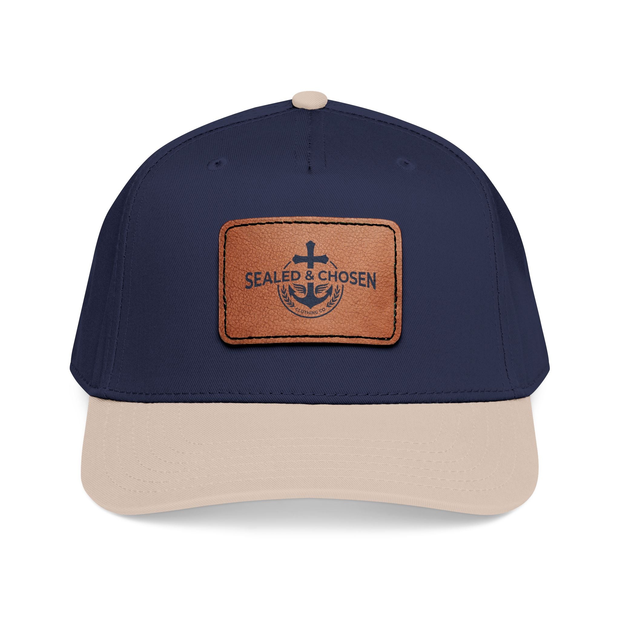 Sealed & Chosen Leather Patch Baseball Cap