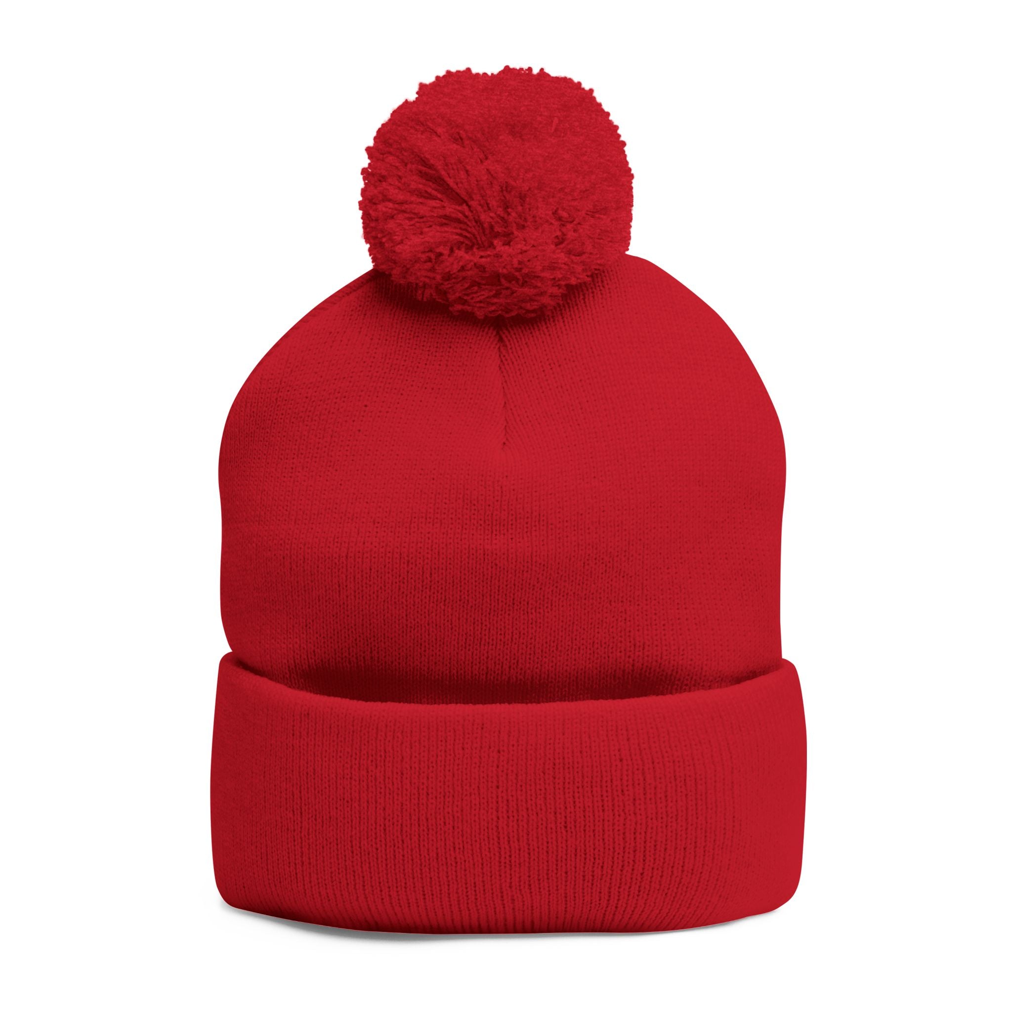 Embroidered Pom-Pom Knit Cap — 'SEALS CHOSEN' Anchor Logo