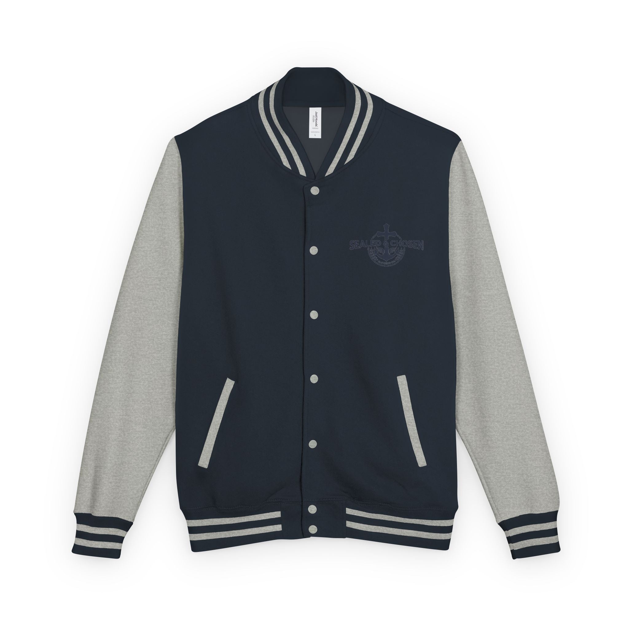 Isaiah 54:17 Varsity Letterman Jacket — Sealed & Chosen Faith Apparel