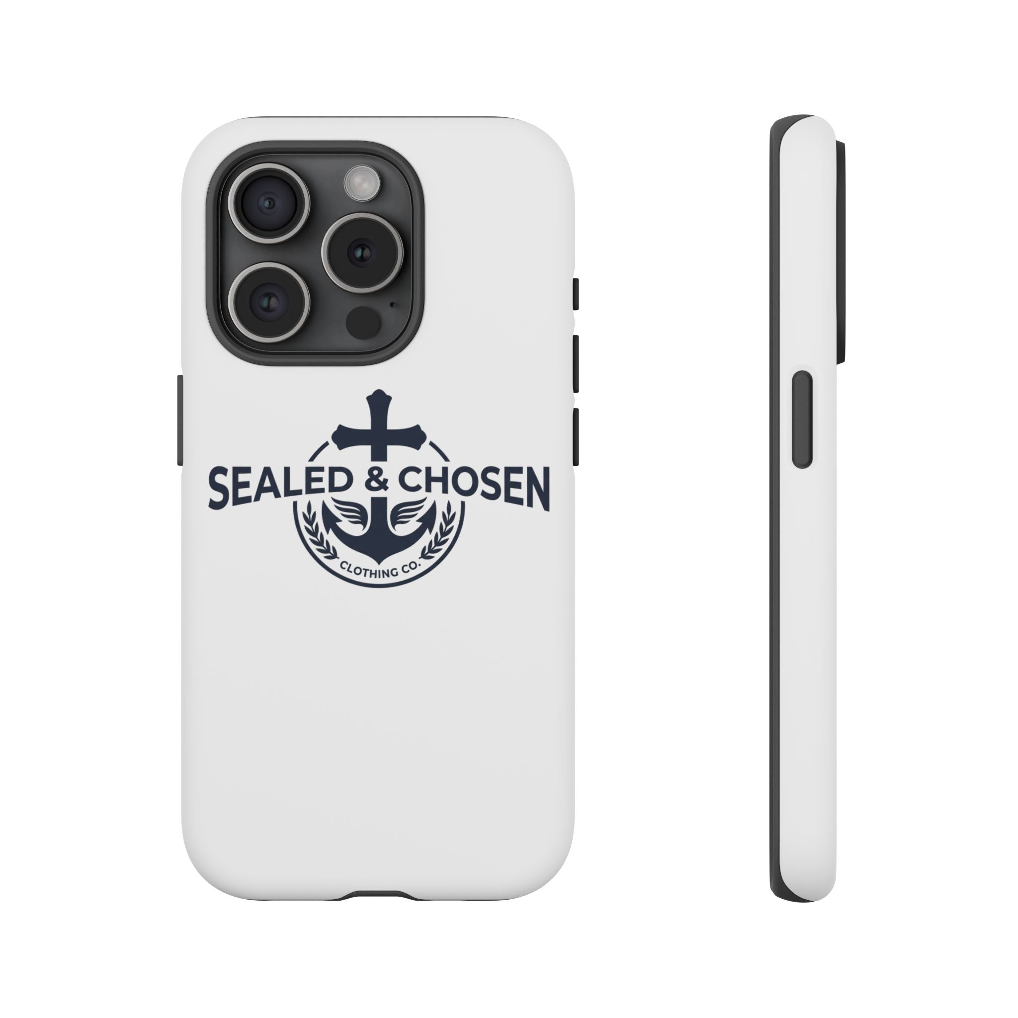 Sealed & Chosen Phone Case — Christian Anchor Cross iPhone Cover