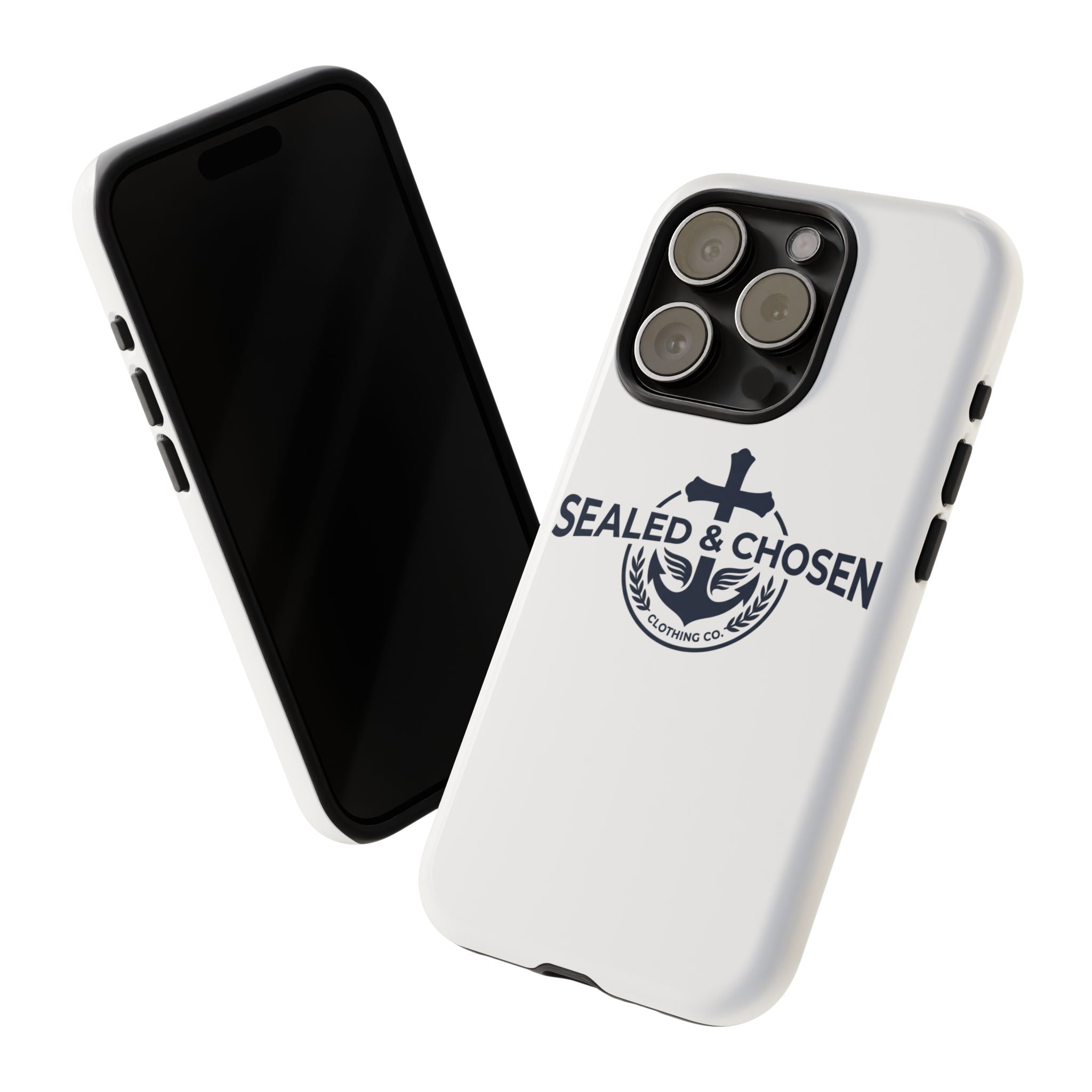 Sealed & Chosen Phone Case — Christian Anchor Cross iPhone Cover
