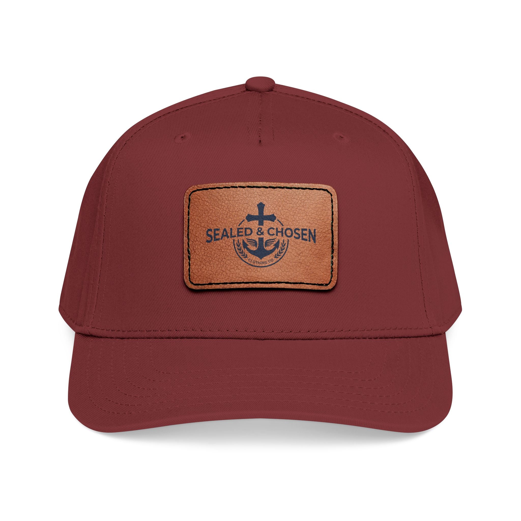Sealed & Chosen Leather Patch Baseball Cap