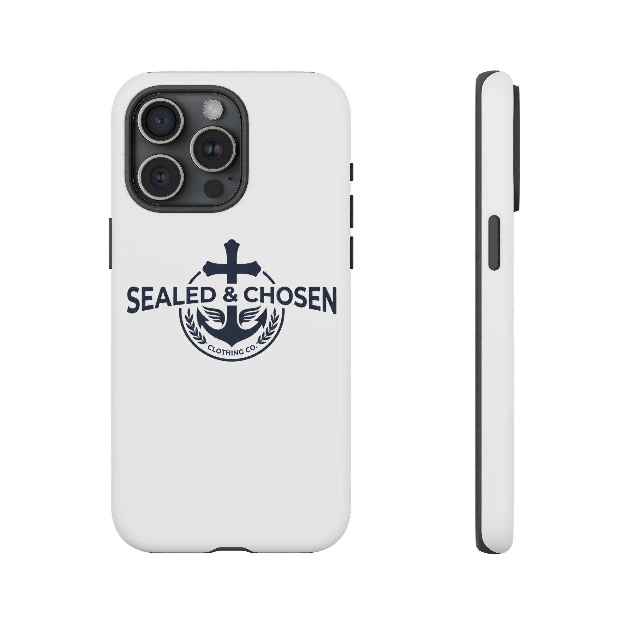 Sealed & Chosen Phone Case — Christian Anchor Cross iPhone Cover
