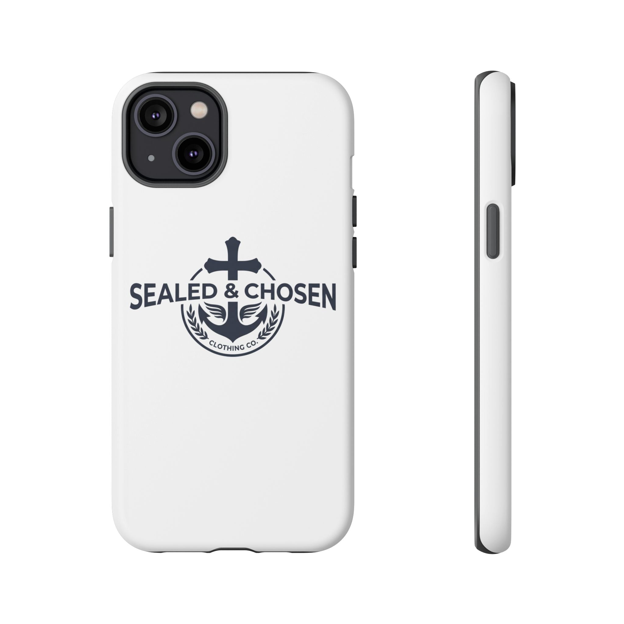 Sealed & Chosen Phone Case — Christian Anchor Cross iPhone Cover