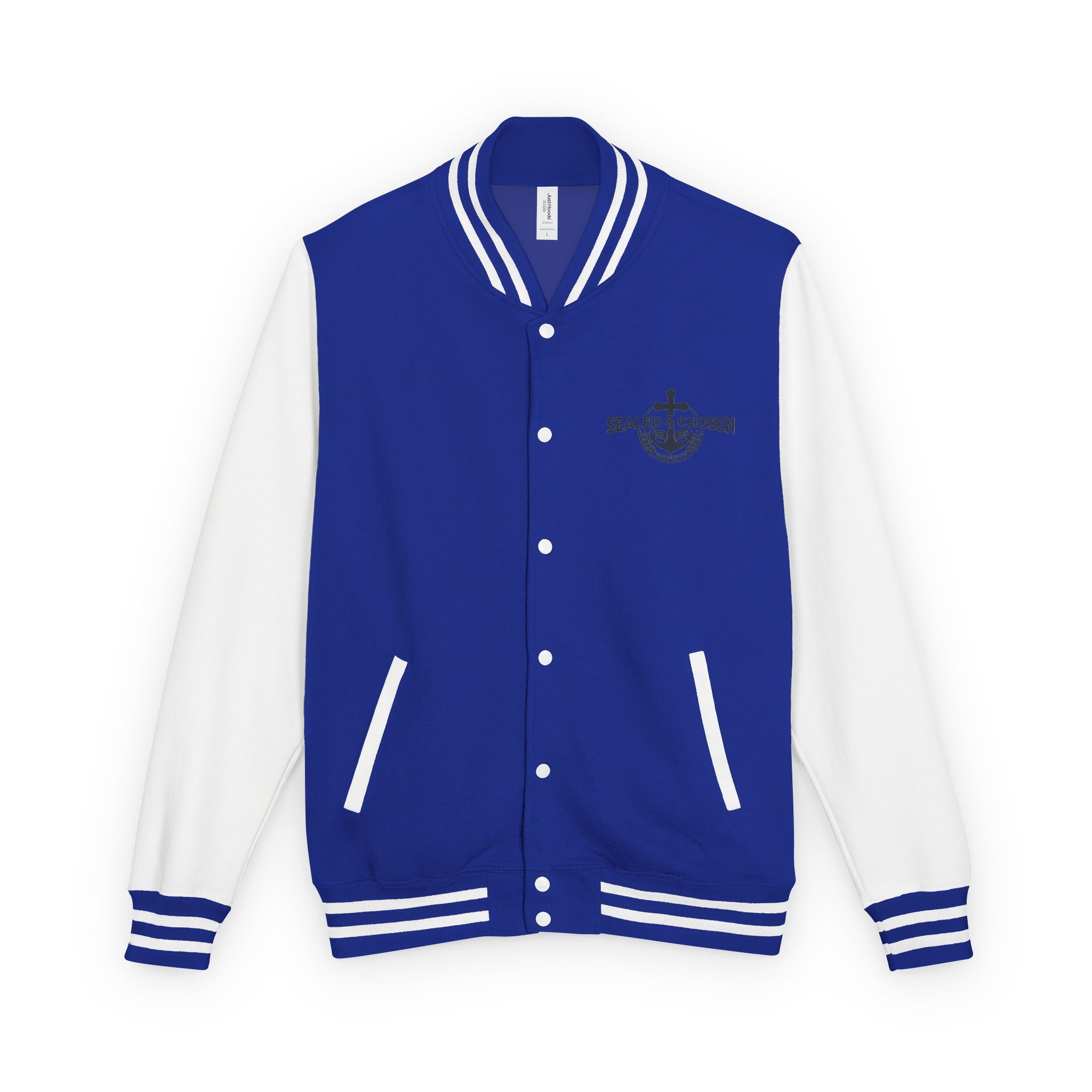 Isaiah 54:17 Varsity Letterman Jacket — Sealed & Chosen Faith Apparel