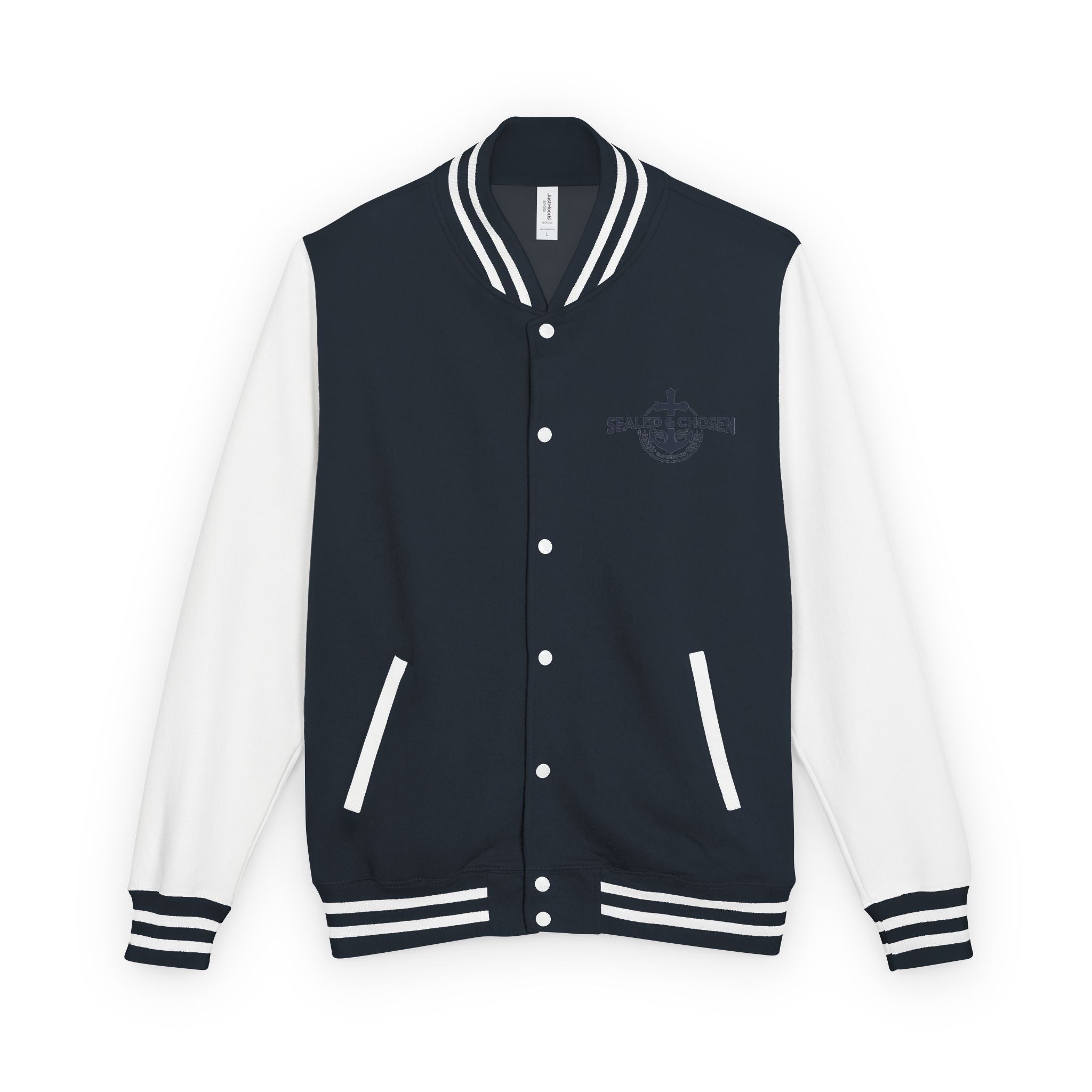 Isaiah 54:17 Varsity Letterman Jacket — Sealed & Chosen Faith Apparel