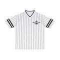 Unisex Striped Loose V-Neck T-Shirt