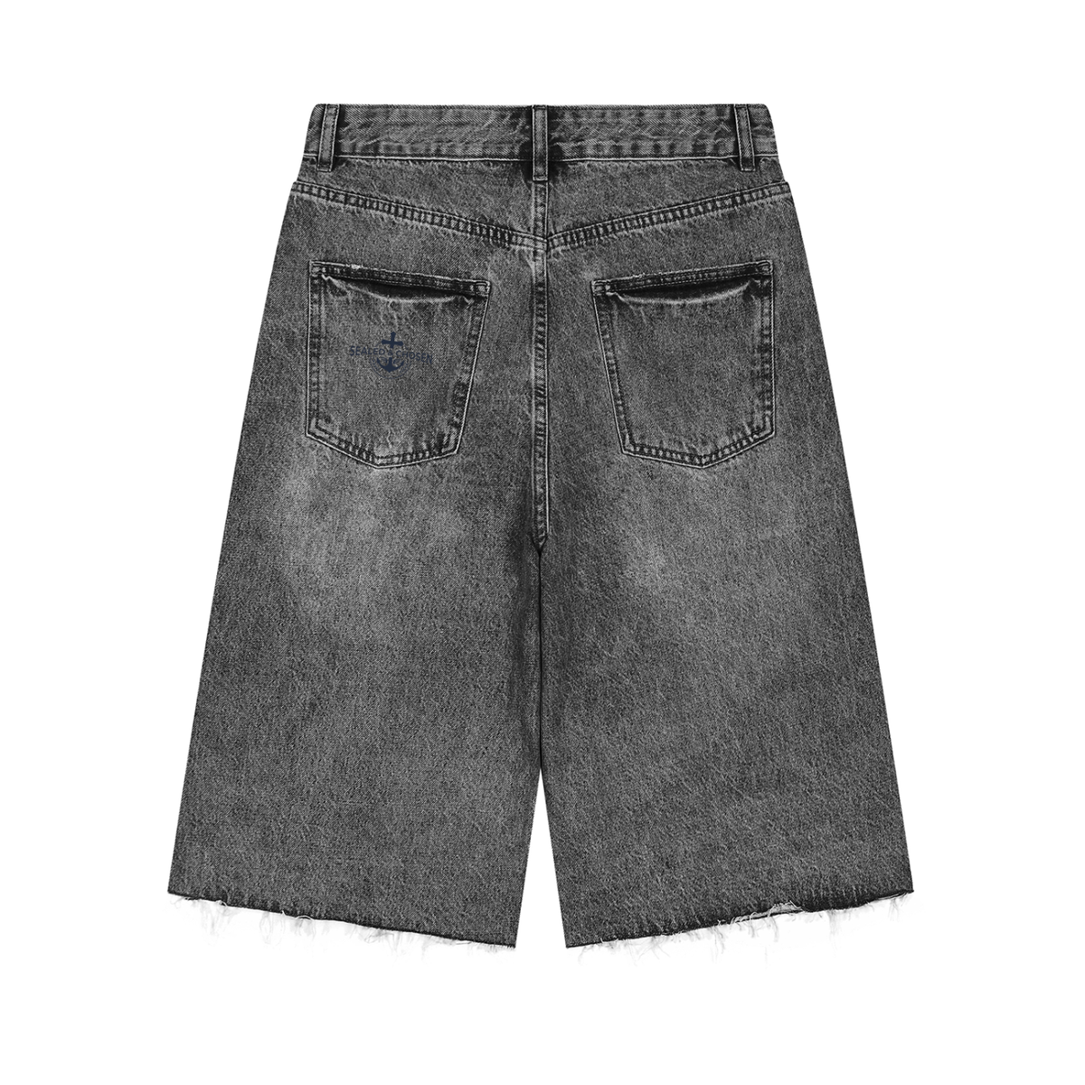 Men’s Vintage Wide Leg Denim Shorts