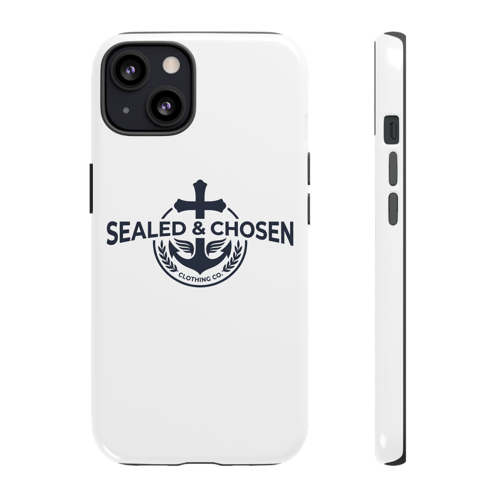 Sealed & Chosen Phone Case — Christian Anchor Cross iPhone Cover