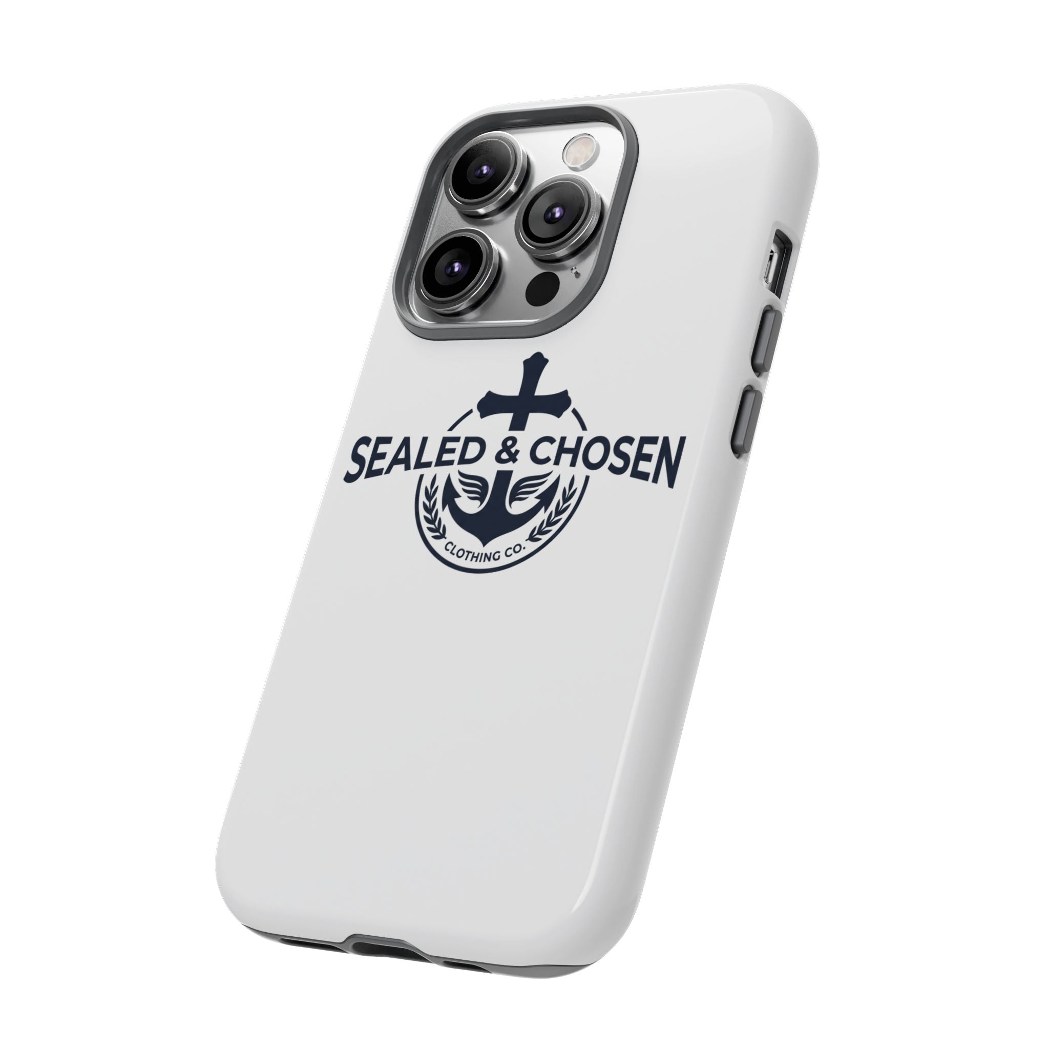 Sealed & Chosen Phone Case — Christian Anchor Cross iPhone Cover