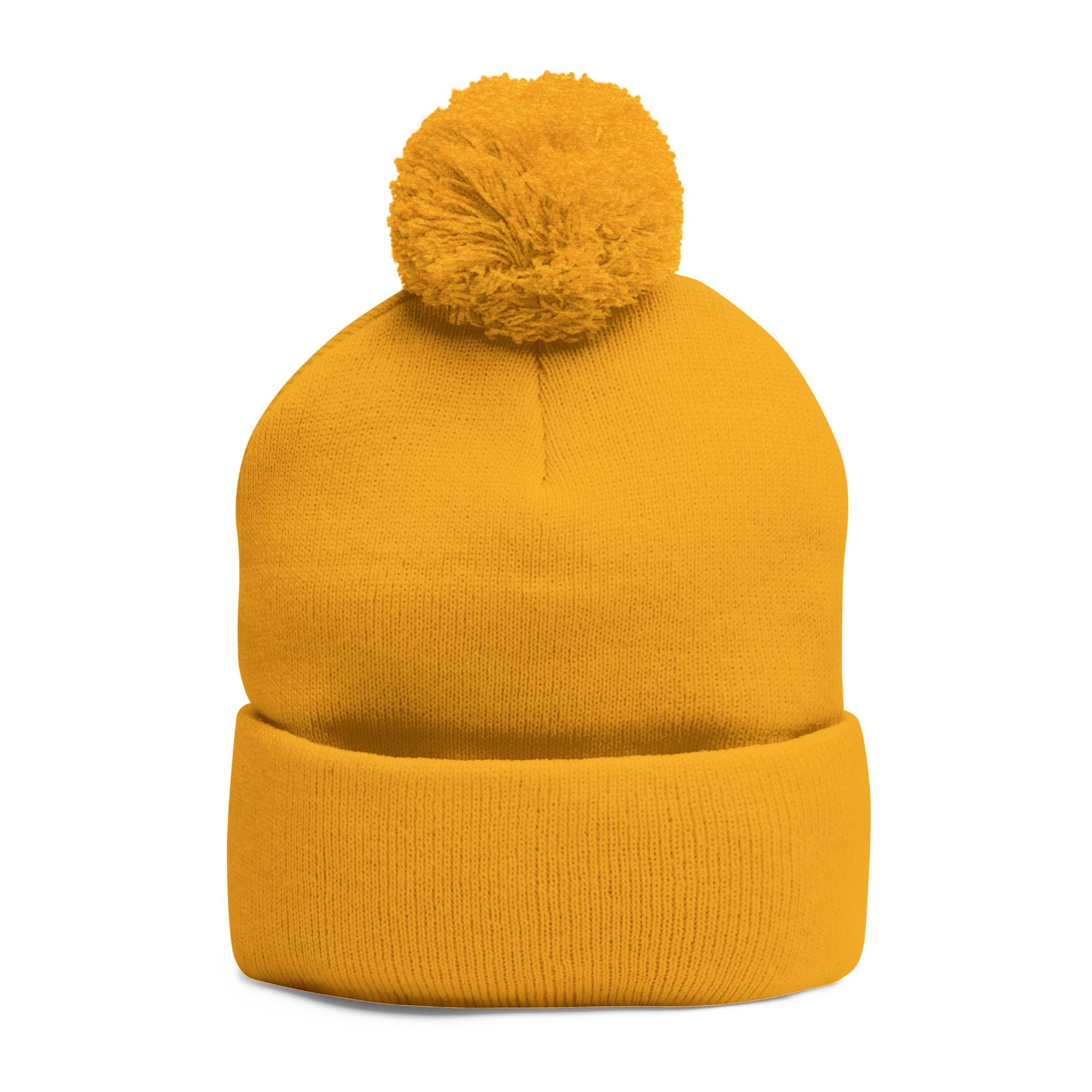 Embroidered Pom-Pom Knit Cap — 'SEALS CHOSEN' Anchor Logo