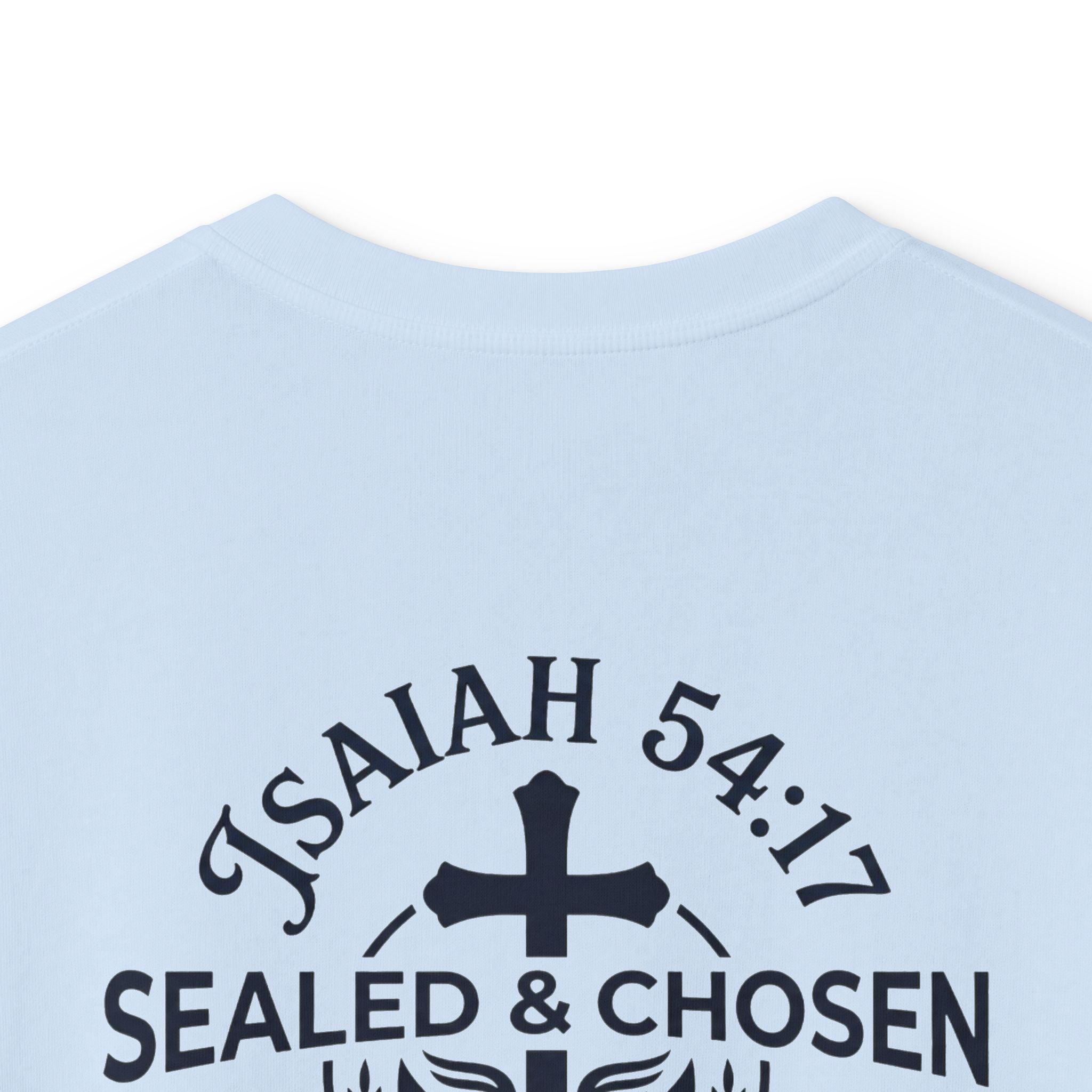 Kids Tee — "Sealed & Chosen" Christian Anchor Shirt (Isaiah 54:17)