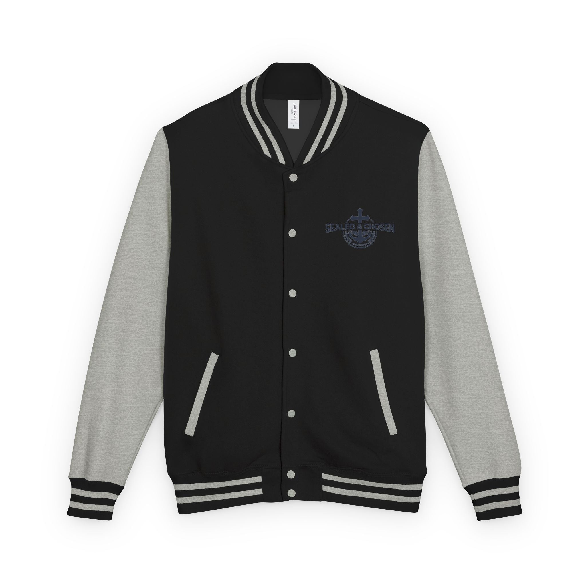Isaiah 54:17 Varsity Letterman Jacket — Sealed & Chosen Faith Apparel