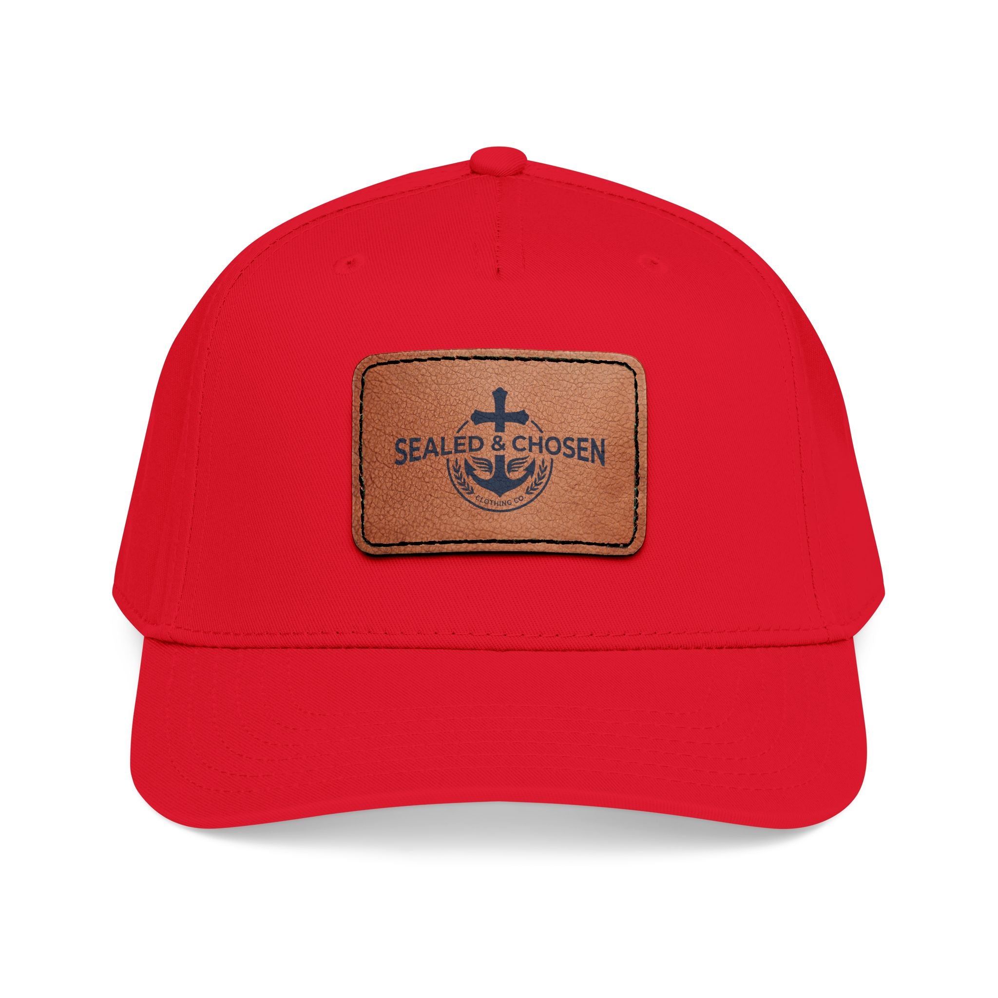 Sealed & Chosen Leather Patch Baseball Cap