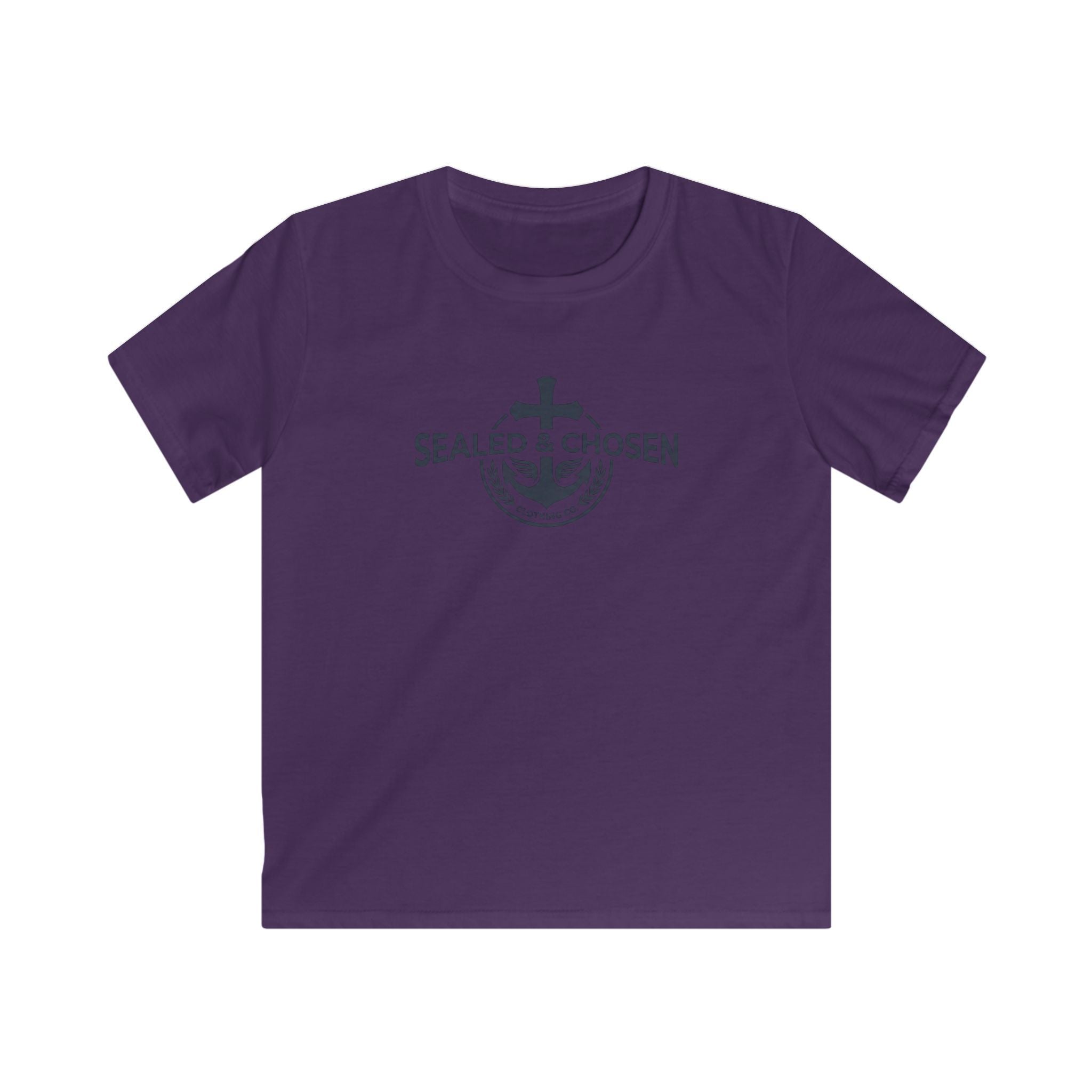 Kids Tee — "Sealed & Chosen" Christian Anchor Shirt (Isaiah 54:17)