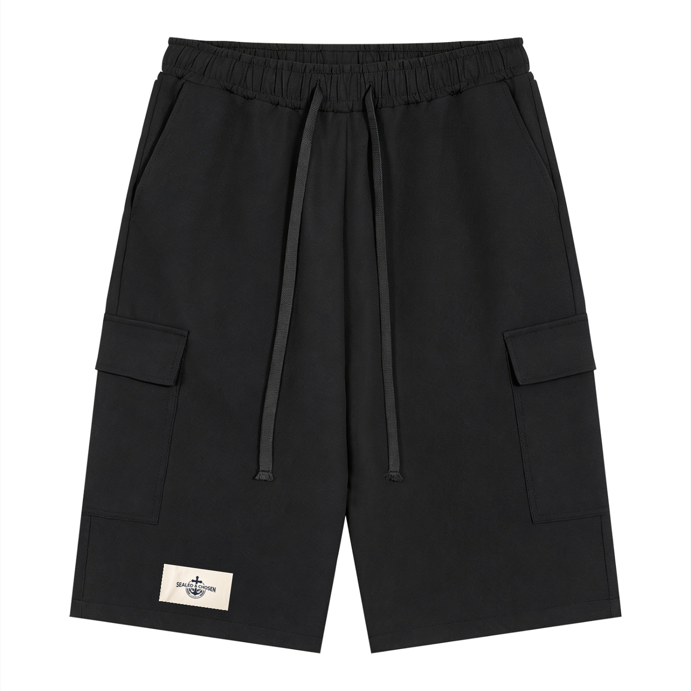 Unisex Drawstring Cargo Shorts